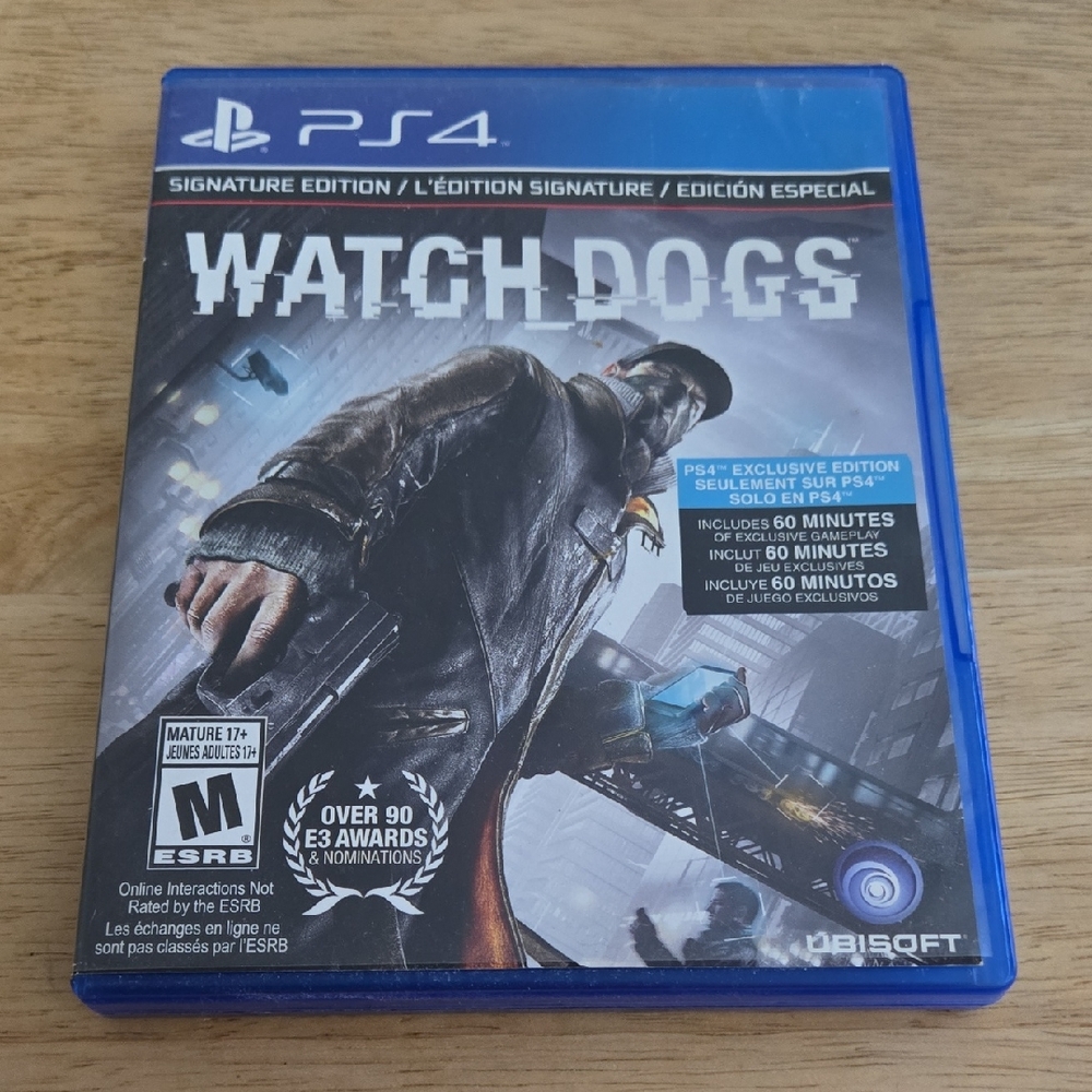 PS4 Watch Dogs Signature Edition Game